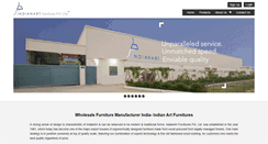 Desktop Screenshot of indianartfurnitures.com